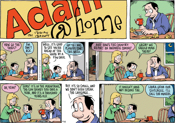 Adam@Home on Sunday April 11, 2010 Comic Strip