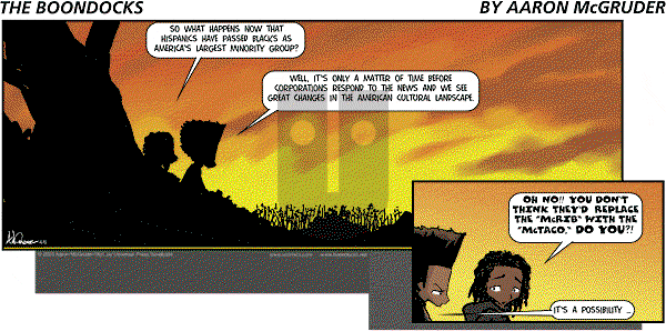 The Boondocks on Sunday November 7, 2010 Comic Strip