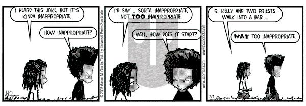 The Boondocks on Monday July 1, 2002 Comic Strip