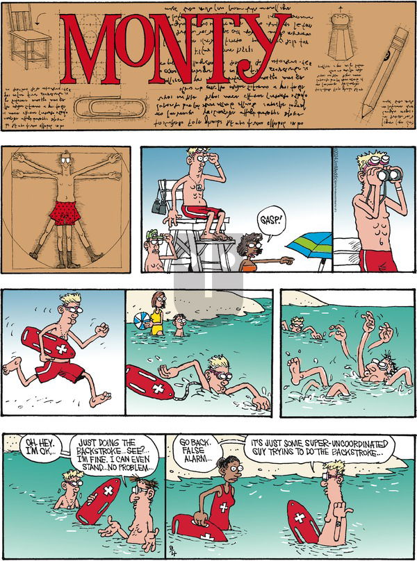 Monty - Sunday August 4, 2024 Comic Strip