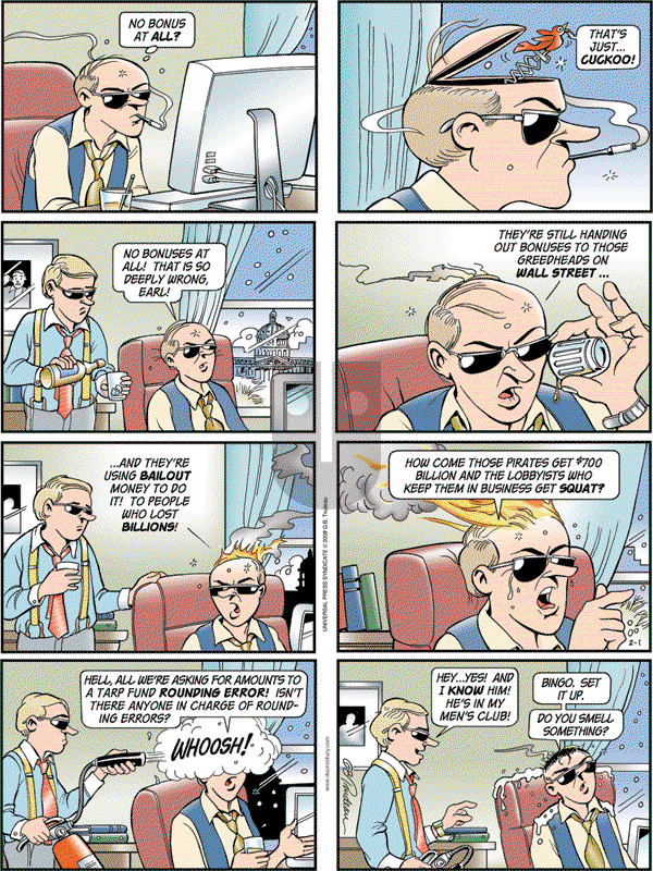 Doonesbury - Sunday February 1, 2009 Comic Strip
