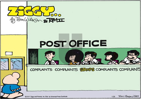 Ziggy on Sunday January 28, 2007 Comic Strip