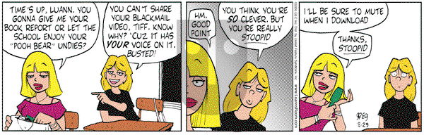 Luann on Monday August 29, 2005 Comic Strip