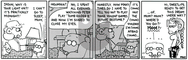 FoxTrot - Tuesday August 11, 1998 Comic Strip