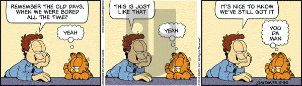 Garfield on Monday May 30, 2016 Comic Strip