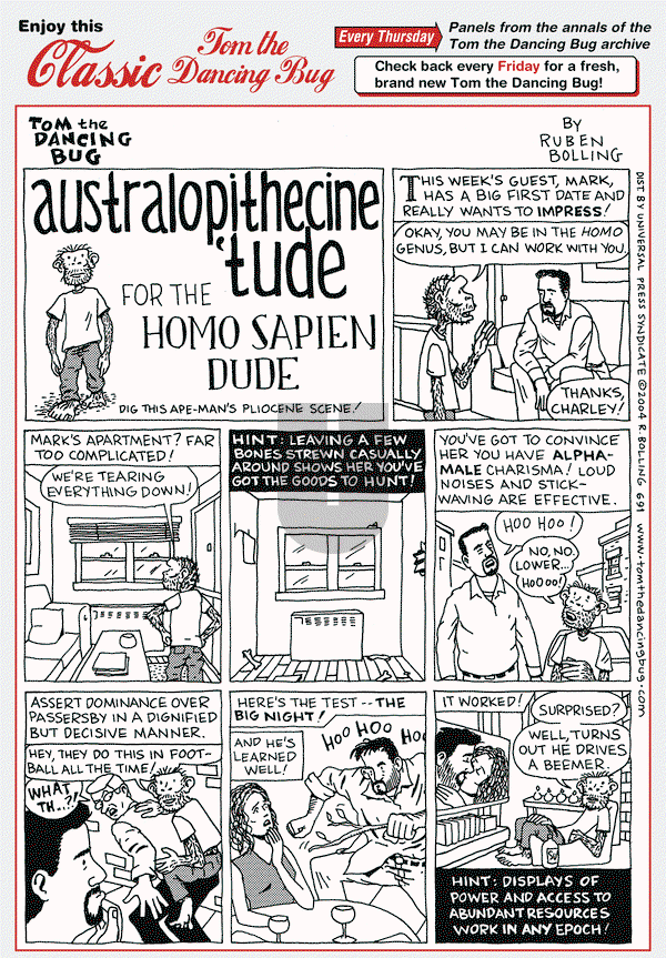 Tom the Dancing Bug on Thursday January 24, 2013 Comic Strip