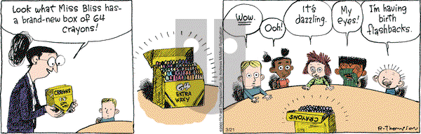 Cul de Sac on Thursday March 21, 2019 Comic Strip