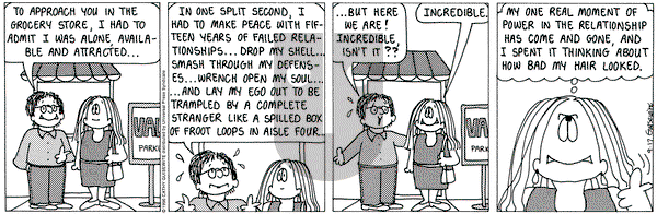 Cathy Classics on Tuesday September 17, 1996 Comic Strip
