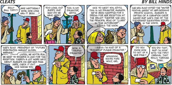 Cleats on Sunday December 18, 2005 Comic Strip