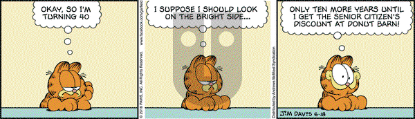 Garfield on Monday June 18, 2018 Comic Strip