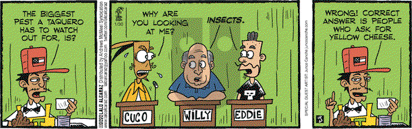 La Cucaracha on Thursday January 30, 2020 Comic Strip