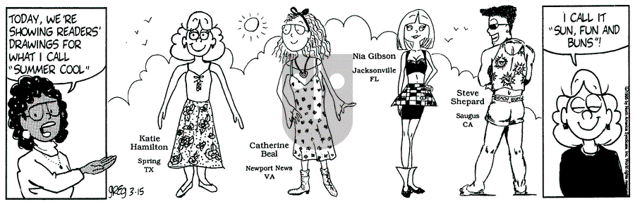 Luann - Wednesday March 15, 1995 Comic Strip