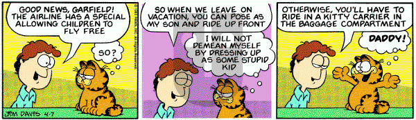 Garfield on Thursday April 7, 1983 Comic Strip