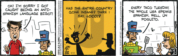 La Cucaracha on Tuesday June 12, 2018 Comic Strip