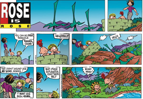 Rose is Rose on Sunday August 13, 2017 Comic Strip
