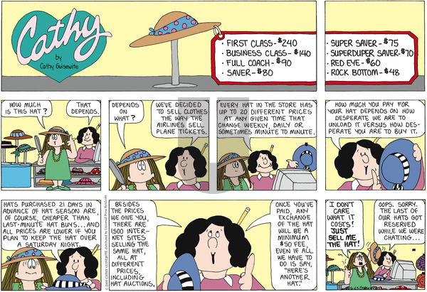 Cathy Classics on Sunday June 25, 2000 Comic Strip