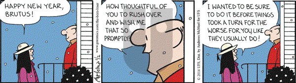 The Born Loser on Friday January 2, 2026 Comic Strip