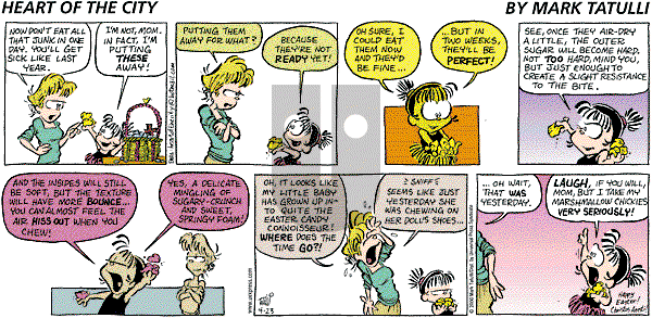 Heart of the City on Sunday April 23, 2000 Comic Strip