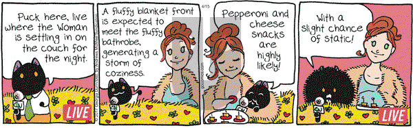 Breaking Cat News on Saturday April 15, 2017 Comic Strip