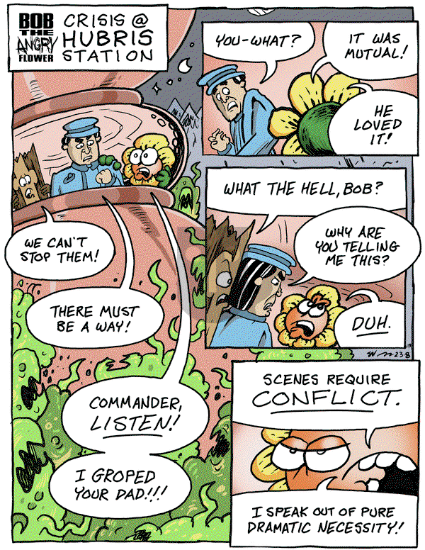 Bob the Angry Flower on Monday August 14, 2023 Comic Strip