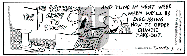 Frank and Ernest on Friday March 21, 1997 Comic Strip