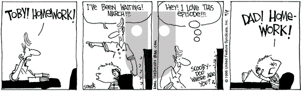 The Buckets on Monday September 9, 1996 Comic Strip