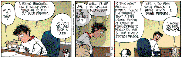 Get Fuzzy on Thursday February 3, 2005 Comic Strip