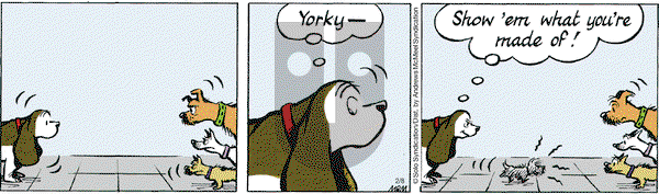 Fred Basset on Thursday February 8, 2018 Comic Strip