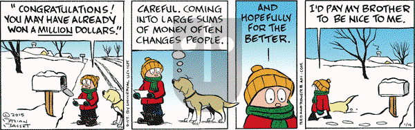 Red and Rover on Friday January 16, 2015 Comic Strip