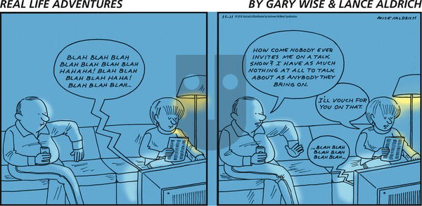 Real Life Adventures on Sunday November 11, 2018 Comic Strip