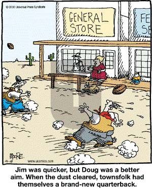 In the Bleachers - Wednesday December 13, 2000 Comic Strip