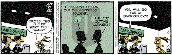 La Cucaracha on Saturday July 3, 2021 Comic Strip
