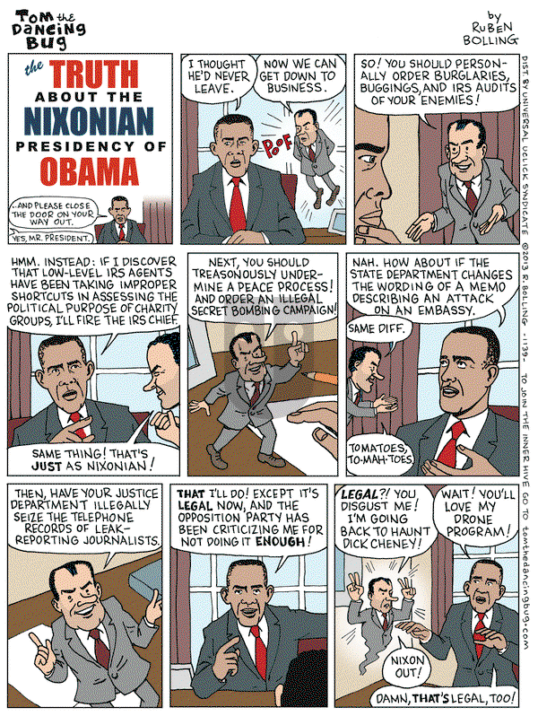 Tom the Dancing Bug on Friday May 24, 2013 Comic Strip