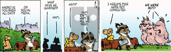 Over the Hedge on Monday August 13, 2018 Comic Strip