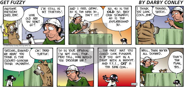 Get Fuzzy on Sunday November 8, 2009 Comic Strip