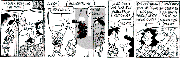 Baby Blues on Saturday June 24, 1995 Comic Strip