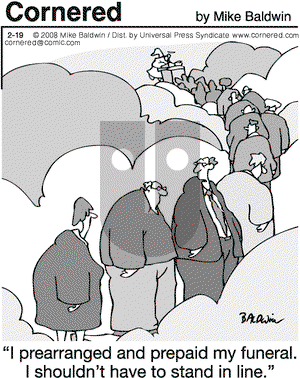 Cornered on Tuesday February 19, 2008 Comic Strip