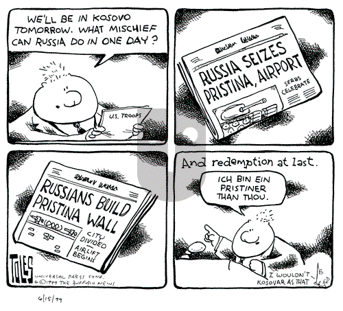 Tom Toles on Tuesday June 15, 1999 Comic Strip