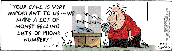 Frank and Ernest on Thursday February 25, 2010 Comic Strip