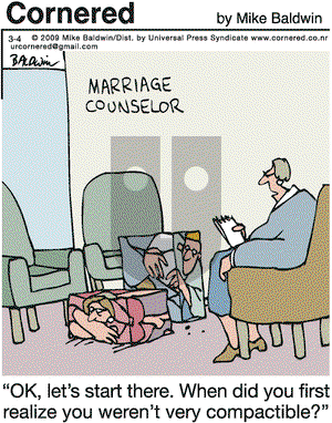 Cornered on Wednesday March 4, 2009 Comic Strip