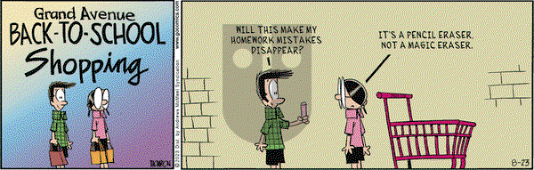 Grand Avenue on Wednesday August 23, 2023 Comic Strip