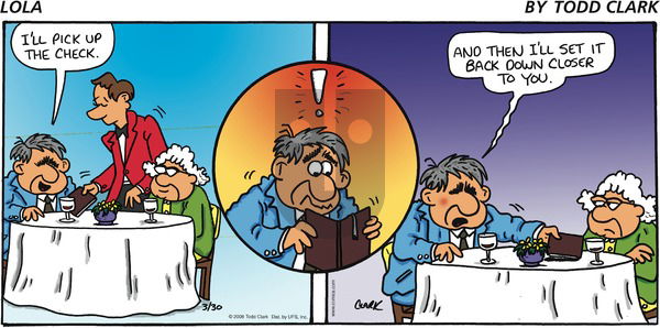 Lola on Sunday March 30, 2008 Comic Strip