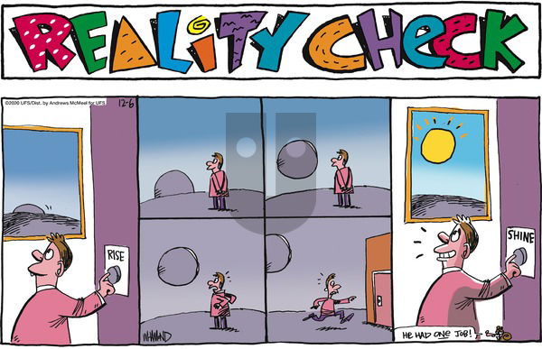 Reality Check on Sunday December 6, 2020 Comic Strip