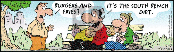 Frank and Ernest on Monday December 17, 2018 Comic Strip