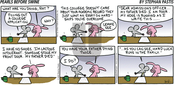 Pearls Before Swine on Sunday March 17, 2002 Comic Strip