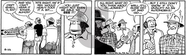 Alley Oop on Saturday August 22, 1970 Comic Strip