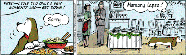 Fred Basset on Friday December 21, 2018 Comic Strip