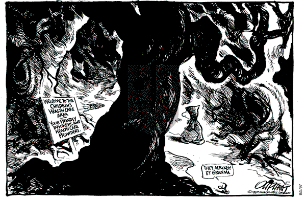 Pat Oliphant - Tuesday August 5, 1997 Comic Strip