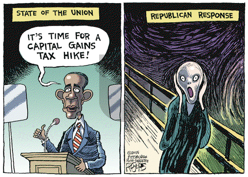 Rob Rogers on Tuesday January 20, 2015 Comic Strip