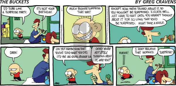 The Buckets on Sunday January 29, 2017 Comic Strip